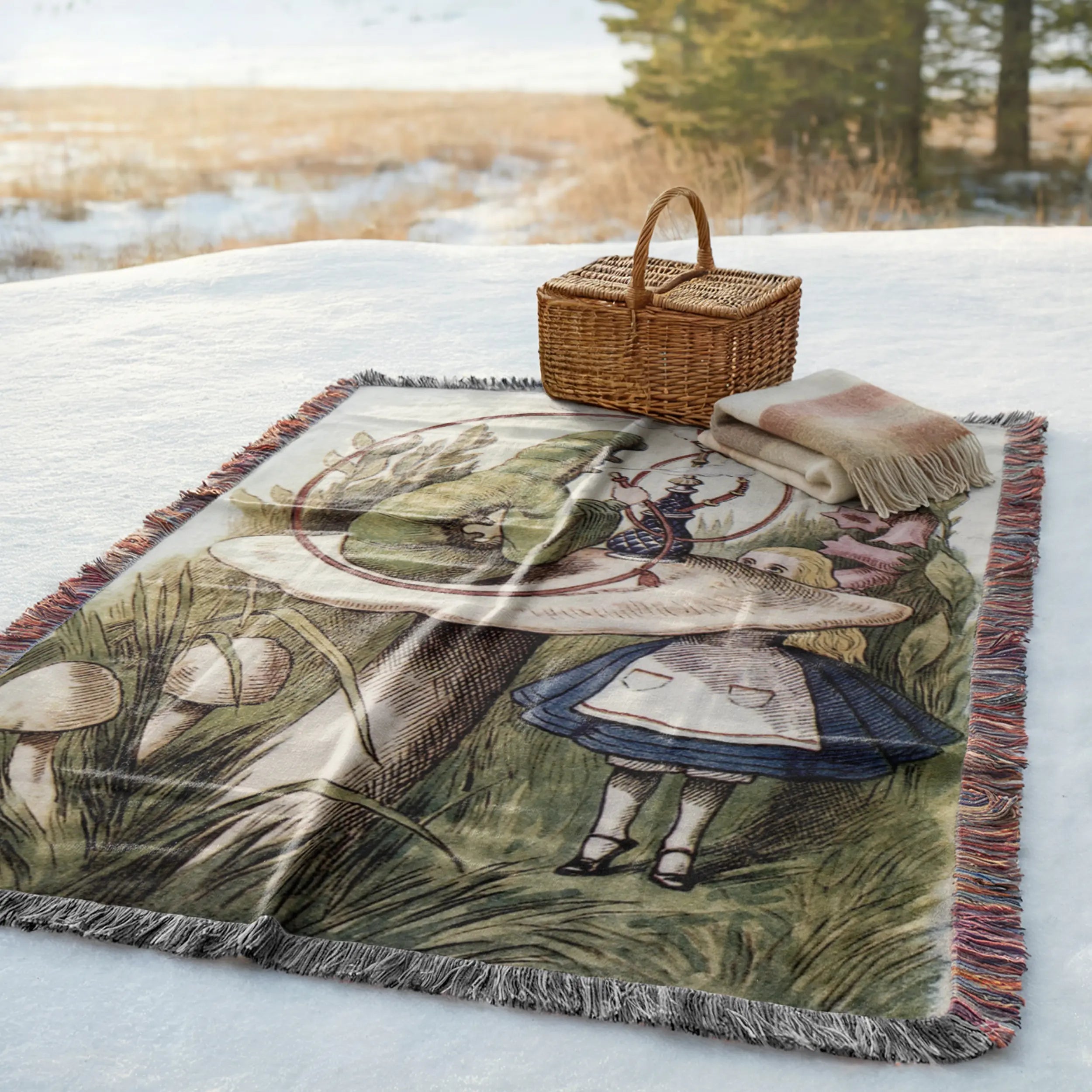 Literary-Themed-Woven-Bookish-Blankets Cozy Comfort Co.