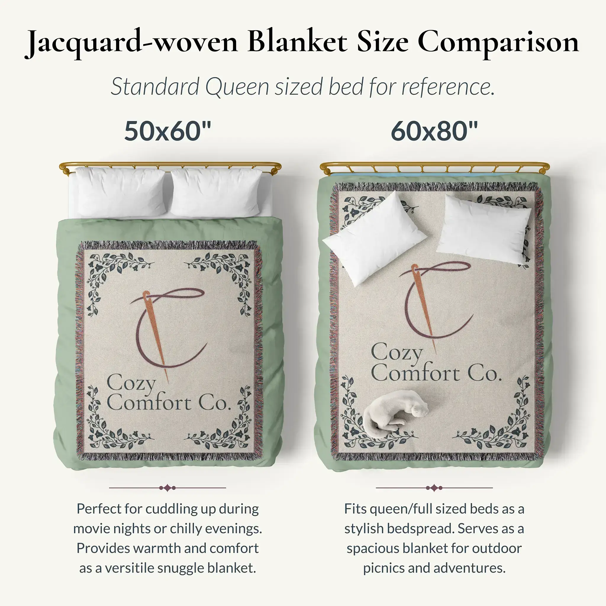 Krampus Christmas Woven Blanket – Vintage Folklore Holiday Throw Printify