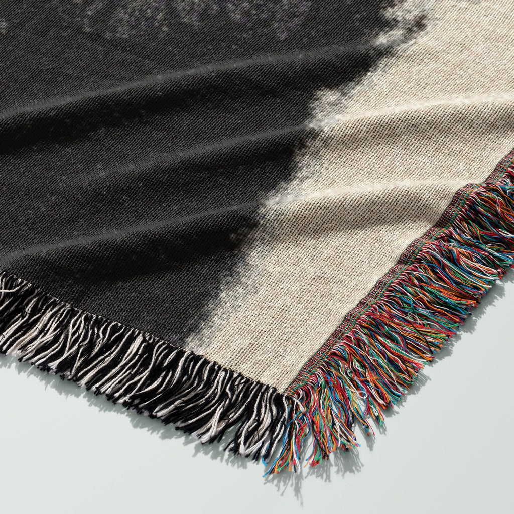 Personalized Pet Photo Woven Blanket – Custom Dog or Cat Portrait Printify